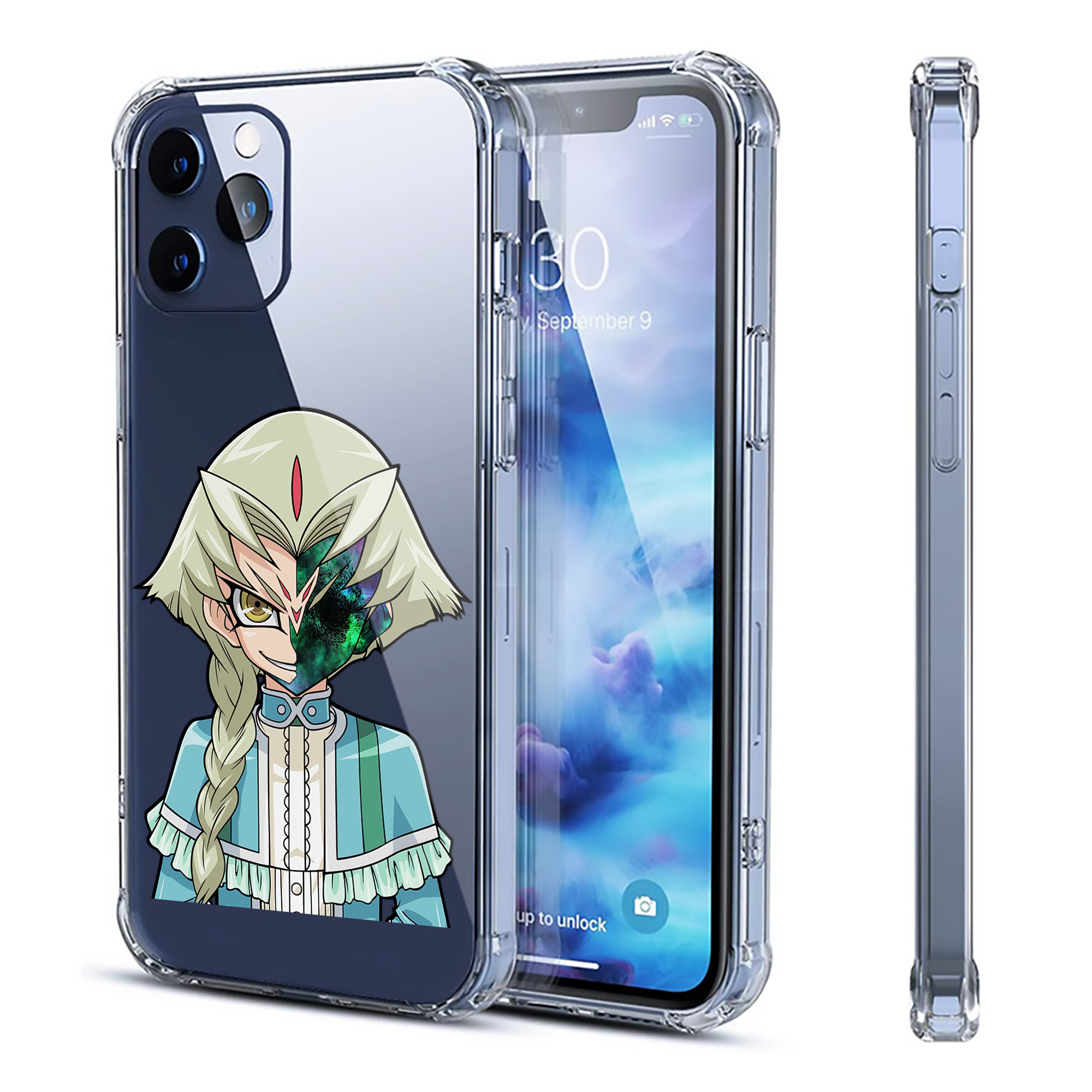 （画像用） 遊☆戯☆王 Yu-Gi-Oh! 【iPhone 12シリーズ対応】透明スマホケース（クリアソフトケース）